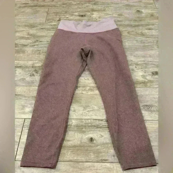 Fabeltics heathered maroon/pink active leggings size medium - Picture 1 of 5